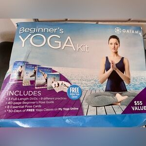 GAIAM Beginner's Yoga Kit-Includes everything stated on box BRAND NEW